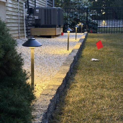 Landscape lighting services Delaware beaches