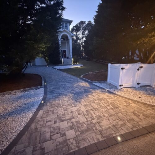 Landscape lighting services Delaware beaches