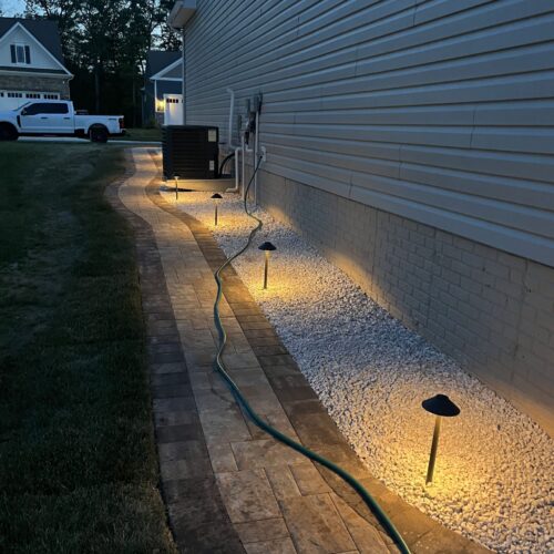 Landscape lighting services Delaware beaches